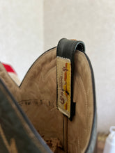Load image into Gallery viewer, Montana Two Tone Eel Skin Exotic Vintage Cowboy Boots