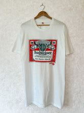 Load image into Gallery viewer, Hane's Vintage White Budweiser Tee