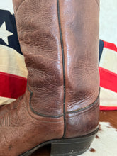 Load image into Gallery viewer, Justin Boots Brown Vintage Cowboy Boots