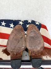 Load image into Gallery viewer, Montana Two Tone Eel Skin Exotic Vintage Cowboy Boots