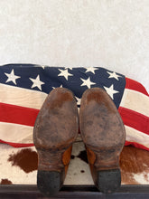 Load image into Gallery viewer, Lucchese Two Tone Ostrich Exotic Vintage Cowboy Boots