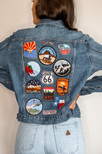 Load image into Gallery viewer, Levi's Mid-Blue Patched Denim Jacket