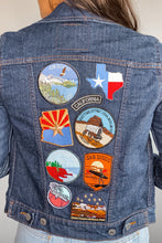 Load image into Gallery viewer, Levi's Semi-Cropped Indigo Patched Denim Jacket