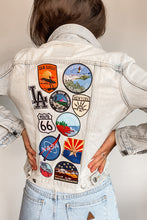 Load image into Gallery viewer, Levi's Light Wash Patched Denim Jacket