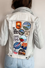 Load image into Gallery viewer, Levi's Light Wash Patched Denim Jacket