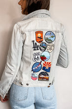 Load image into Gallery viewer, Levi's Light Wash Patched Denim Jacket