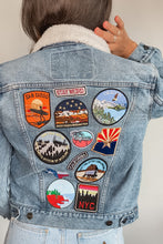 Load image into Gallery viewer, Levi's Shearling Patched Denim Jacket