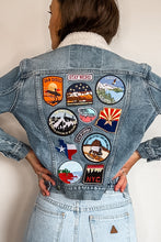 Load image into Gallery viewer, Levi's Shearling Patched Denim Jacket