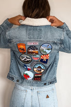 Load image into Gallery viewer, Levi's Shearling Patched Denim Jacket