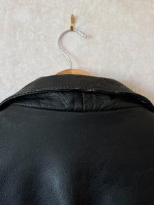 Vintage Concho Leather Fringe Jacket