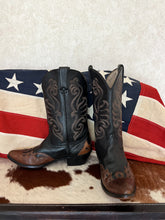 Load image into Gallery viewer, Durango Two Tone Embroidered Vintage Cowboy Boots