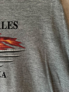 Columbus Nebraska Grey Harley Davidson Tee