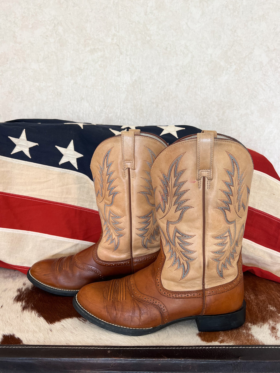Ariat Two Tone Heritage Stockman Cowboy Boot