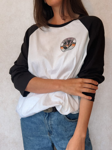 Dodge 880 Club Contrast Raglan 3/4 Sleeve Tee