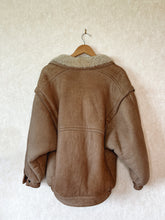 Load image into Gallery viewer, Vintage Sheepskin Aviator Jacket