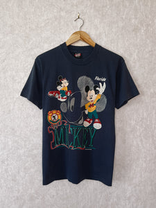 Vintage Disney Mickey Navy Tee