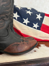 Load image into Gallery viewer, Durango Two Tone Embroidered Vintage Cowboy Boots