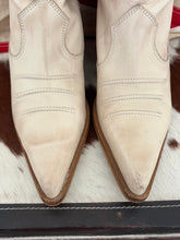Load image into Gallery viewer, Cream Slouch Vintage Cowboy Boots