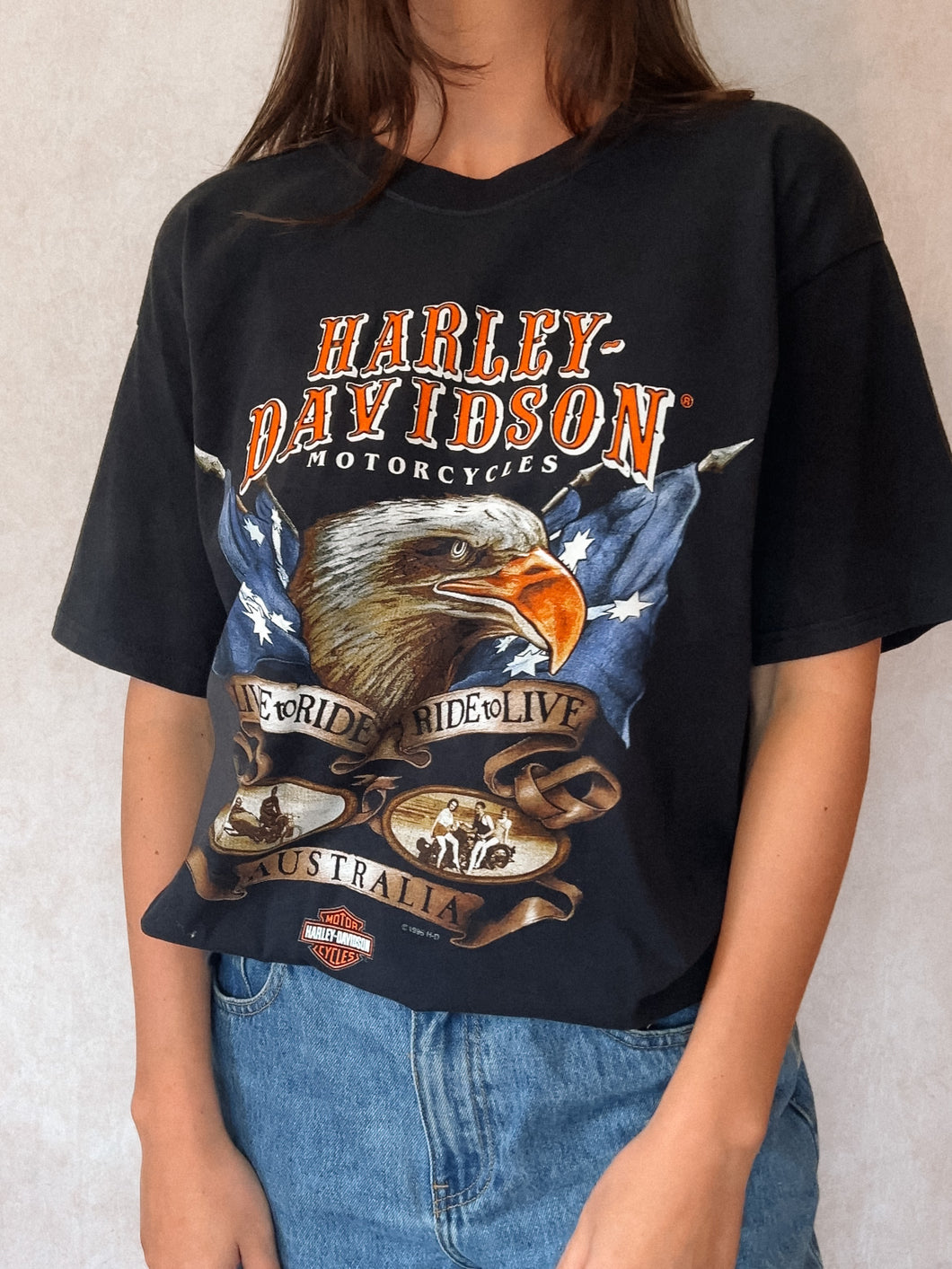 Morgan and Wacker Black Harley Davidson Tee