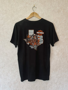 Allen Texas Black Harley Davidson Tee