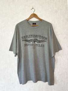 Columbus Nebraska Grey Harley Davidson Tee