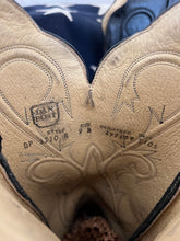 Load image into Gallery viewer, Dan Post Black Vintage Cowboy Boots