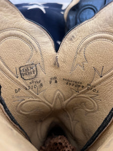 Dan Post Black Vintage Cowboy Boots