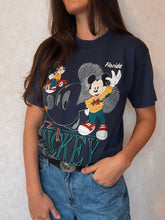 Load image into Gallery viewer, Vintage Disney Mickey Navy Tee