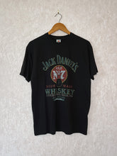 Load image into Gallery viewer, Vintage Jack Daniels Black Fruit of the Loom Tee