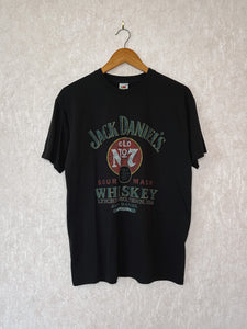Vintage Jack Daniels Black Fruit of the Loom Tee