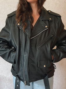 Vintage FMC Leather Biker Jacket