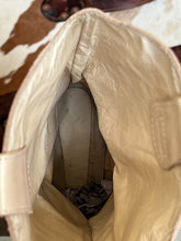Load image into Gallery viewer, Cream Slouch Vintage Cowboy Boots