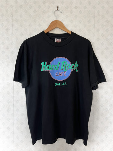 Dallas Hard Rock Cafe Washed Black Tee