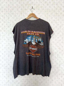 Cleveland Ohio Charcoal Marle Harley Davidson Tank