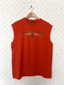 Shawano County Wisconsin Orange Harley Davidson Tank