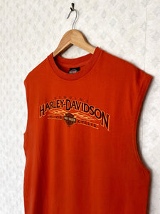 Shawano County Wisconsin Orange Harley Davidson Tank