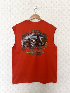 Shawano County Wisconsin Orange Harley Davidson Tank