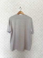 Load image into Gallery viewer, Hane&#39;s Vintage Grey Marle USA Flag Tee