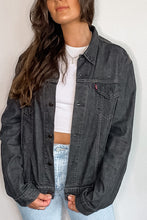 Load image into Gallery viewer, Levi&#39;s Paper Thin Charcoal Patched Denim Jacket