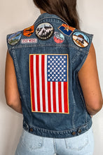 Load image into Gallery viewer, Levi&#39;s Orange Tab Patched Denim Vest