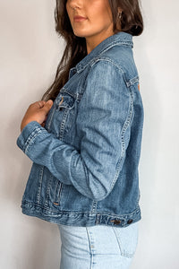 Levi's Mid-Blue Patched Denim Jacket