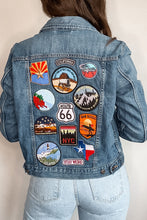 Load image into Gallery viewer, Levi&#39;s Mid-Blue Patched Denim Jacket