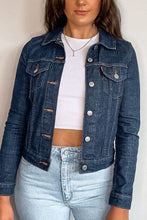 Load image into Gallery viewer, Levi&#39;s Semi-Cropped Indigo Patched Denim Jacket