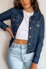 Load image into Gallery viewer, Levi&#39;s Semi-Cropped Indigo Patched Denim Jacket