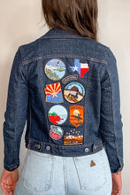 Load image into Gallery viewer, Levi&#39;s Semi-Cropped Indigo Patched Denim Jacket